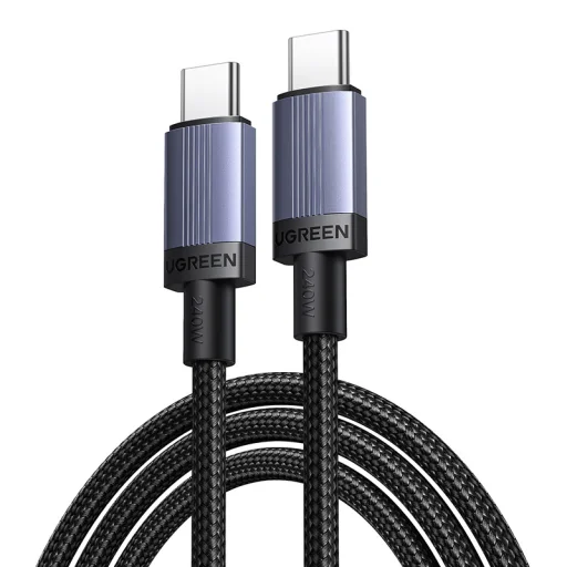 Ugreen L528 USB-C-USB-C kábel 0.5m (Szürke) - 1