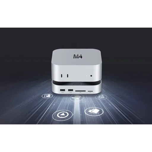 Ugreen CM841 11 az 1-ben dokkolóállomás, USB-C (szürke) - 4