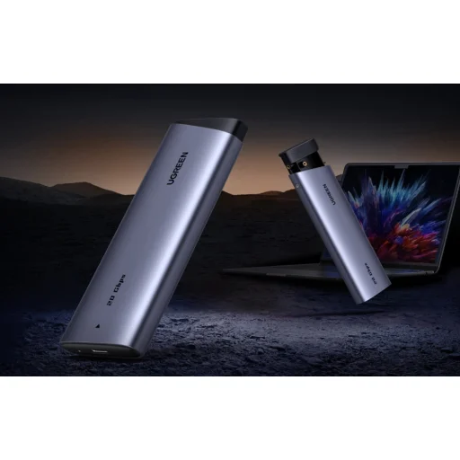 Ugreen CM767 SSD Tokozás, USB-C, M.2 NVMe/SATA - 3