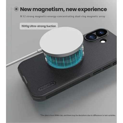  Apple iPhone 17 Fekete Nillkin Super Frosted PRO Mágneses Tok - 3