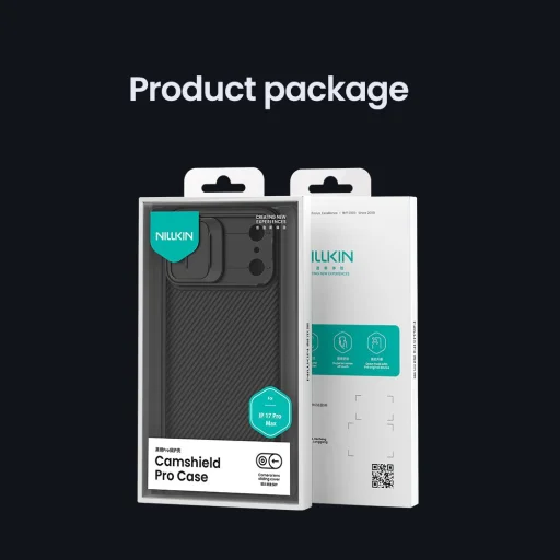  Apple iPhone 17 Pro Max fekete Nillkin CamShield PRO tok - 9