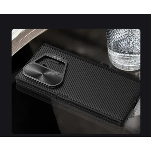  Samsung Galaxy Z Fold 7 Fekete Nillkin CamShield Prop Mágneses tok - 11