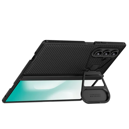  Samsung Galaxy Z Fold 7 Fekete Nillkin CamShield Prop Mágneses tok - 4