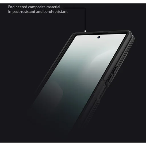  Samsung Galaxy Z Fold 7 Fekete Nillkin CamShield Prop Mágneses tok - 9