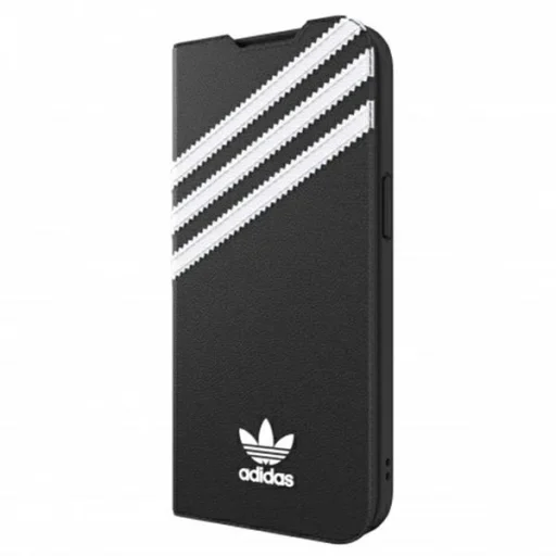 iPhone 13 Pro Adidas OR Booklet Case PU fekete-fehér tok - 7