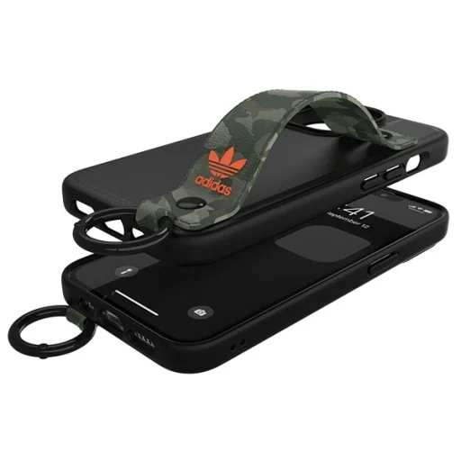 iPhone 13 Pro Adidas OR Hand Strap fekete-zöld tok - 6