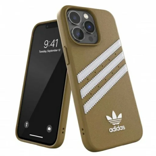 iPhone 13 Pro Max Adidas OR Moulded PU tok bézs-arany - 8