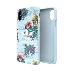 iPhone X/XS Adidas OR SnapCase Floral szürke tok