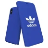 iPhone X/Xs Adidas Booklet Case Canvas kék tok