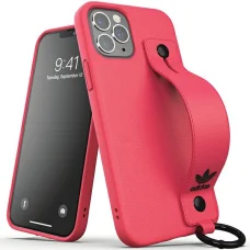 iPhone 12/12 Pro Adidas OR kézi pántos tok rózsaszín tok