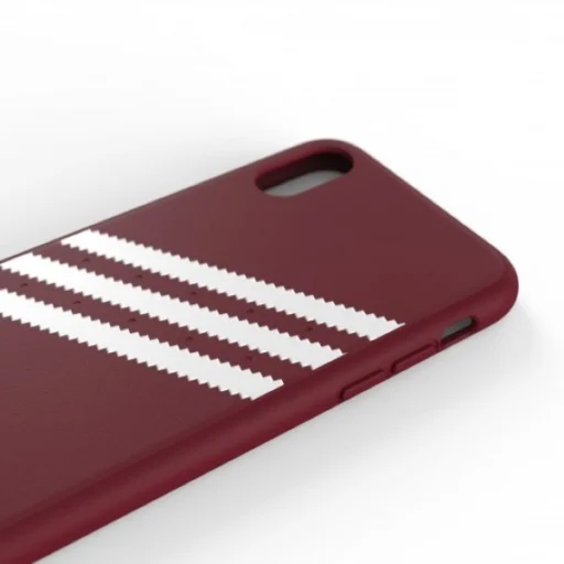 iPhone X/XS Adidas OR Moulded PU velúr bordó tok - 6