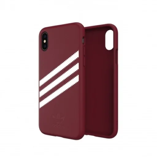 iPhone X/XS Adidas OR Moulded PU velúr bordó tok - 7