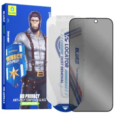 iPhone 14 Pro Max Fekete Blueo Anti-Peep Glass with Applicator Pro