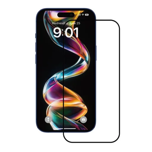 iPhone 16 Pro Átlátszó ANANK 2.5D 1X Erősített Képernyővédő üvegfólia - 1