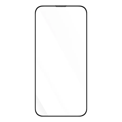 Blueo - Tükröződésmentes HD üveg - iPhone 13 / iPhone 13 Pro / iPhone 14 / iPhone 16e - Fekete üvegfólia - 2