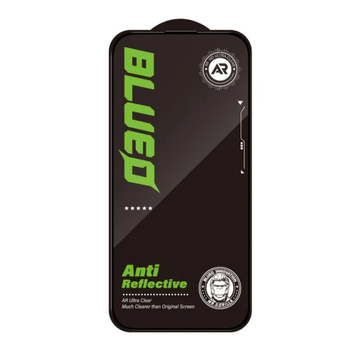 Blueo - Tükröződésmentes HD Üveg - iPhone 14 Pro Max - Fekete - 3