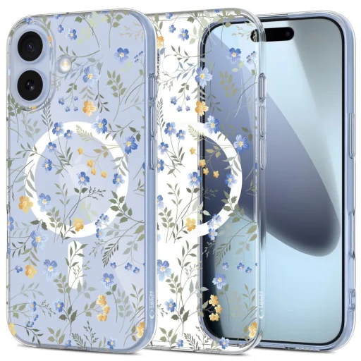 iPhone 17 Tech-protect Flexair Magsafe Spring Flowers tok - 1