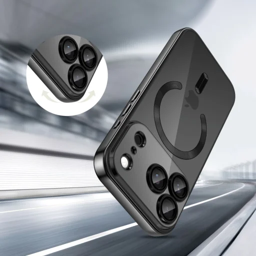 iPhone 17 Pro Tech-protect Magflex Magsafe Fényes Fekete tok - 4