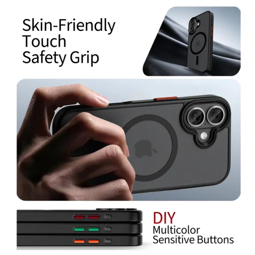 iPhone 17 Tech-protect Magmat Xt 4-set Magsafe Fekete tok - 4