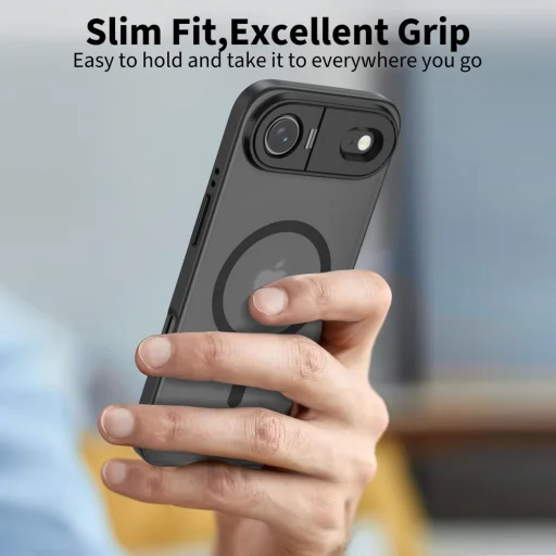 iPhone 17 Air Tech-protect Magstand Magsafe, matt fekete tok - 4