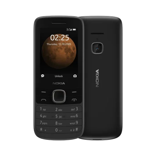 Nokia 225 4G Dual Sim 128MB fekete mobiltelefon - 1