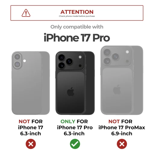 iPhone 17 Pro Dexnor MagSafe ütésálló 360 tok kihajtható állvánnyal és kameravédővel fekete - 2
