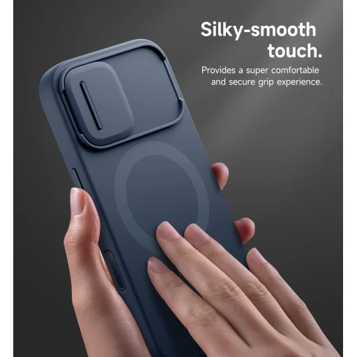 iPhone 17 Suritch MagSafe ütésálló tok kihajtható állvánnyal és kameravédővel kék - 2