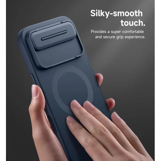 iPhone 17 Air Suritch MagSafe ütésálló tok kihajtható állvánnyal és kameravédővel kék - 2