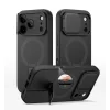 iPhone 17 Pro Max Suritch MagSafe ütésálló tok kihajtható állvánnyal és kameravédővel fekete thumbnail