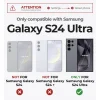 Samsung Galaxy S24 Ultra Dexnor 360 ütésálló tok kihajtható állvánnyal és kameravédővel kék thumbnail