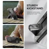 Samsung Galaxy S24 Dexnor 360 ütésálló tok kihajtható állvánnyal és kameravédővel fekete thumbnail