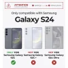 Samsung Galaxy S24 Dexnor 360 ütésálló tok kihajtható állvánnyal és kameravédővel fekete thumbnail