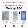 Samsung Galaxy A36 Dexnor 360 ütésálló tok kihajtható állvánnyal és kameravédővel kék - 7