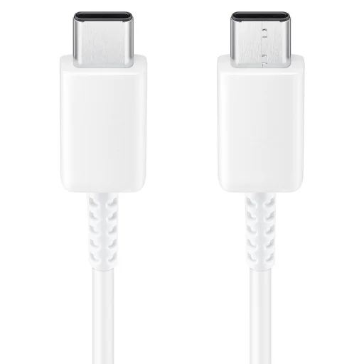 Samsung Data Cable EP-DG977BWE - Type-C to Type-C, Szupergyors töltés, 100W, 1m - fehér (Ömlesztett csomagolás) - 1