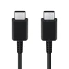 Samsung - Adatkábel (EP-DA705BBEGWW) - USB-C to Type-C Gyors Töltés 3A, 1m - Fekete (Csomagolás nélküli) thumbnail