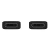 Samsung - Adatkábel (EP-DA705BBEGWW) - USB-C to Type-C Gyors Töltés 3A, 1m - Fekete (Csomagolás nélküli) thumbnail