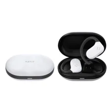 Havit Wireless Earbuds (OWS915) - Mikrofonos, Bluetooth 5.4, TWS, ENC, IPX5, USB-C, 1000mAh, Havit Life App - Szürke