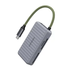 USB-C Kártyaolvasó Ugreen CM868 2xSD 1xTF 170Mbps (Szürke),