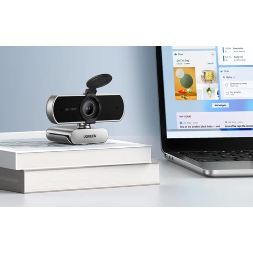 Ugreen CM647 USB webkamera, Full HD 1080p, 30FPS (szürke) - 3