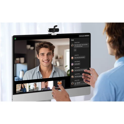 Ugreen CM647 USB webkamera, Full HD 1080p, 30FPS (szürke) - 6