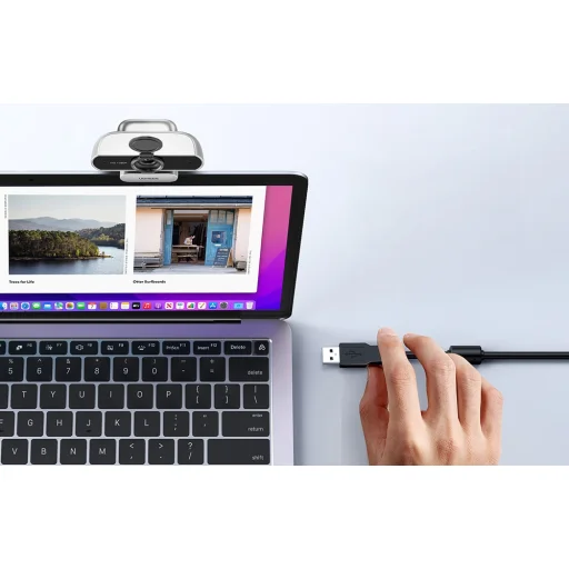 Ugreen CM647 USB webkamera, Full HD 1080p, 30FPS (szürke) - 8