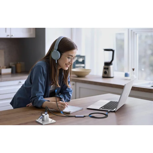 Ugreen CM772 hangkártya, USB-C 3,5 mm-es + USB-C/A adapter - 5