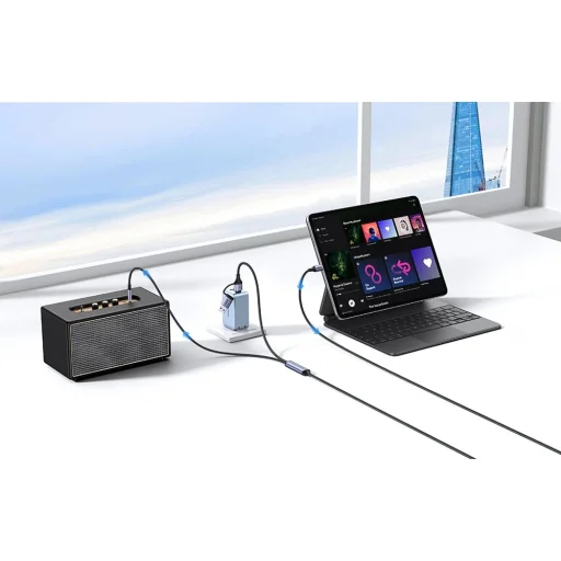 Ugreen CM772 hangkártya, USB-C 3,5 mm-es + USB-C/A adapter - 7