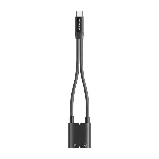 Ugreen CM821 hangkártya USB-C 2x USB-C-re (fekete) - 2