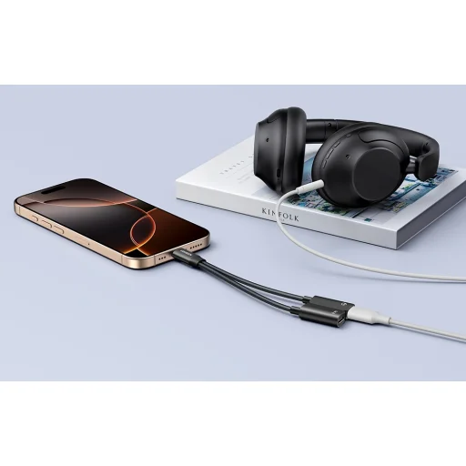 Ugreen CM821 hangkártya USB-C 2x USB-C-re (fekete) - 3