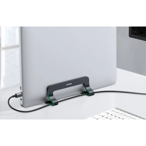 Ugreen LP258 függőleges laptopállvány, alumínium (fekete) - 6