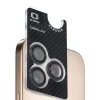 Tel Protect 3D Objektív Aramid Sorozat edzett üveg üvegfólia kamerára iPhone 16/16 Plus (objektív 2 darab) üvegfólia - 3