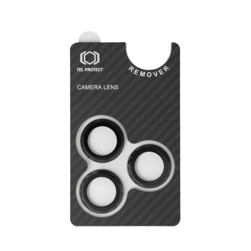Tel Protect 3D Lencsevédő üvegfólia Aramid sorozat a kamerára Samsung Galaxy S25 Plus (3 darab lencse) üvegfólia - 2