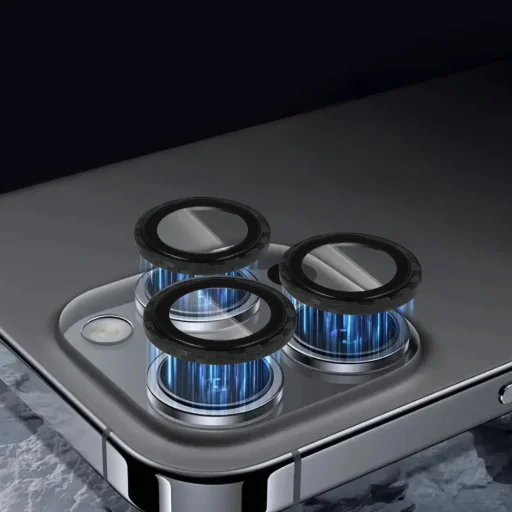 Edzett üveg Tel Protect Titanium Lens 99% AR Aramid sorozat a kamerára Samsung Galaxy S25 Ultra (5 db lencse) üvegfólia - 9