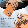 iPhone 17 Pro/17 Pro Max Titánové tvrdené diamantové ochranné sklo na kameru (3 šošovky) thumbnail